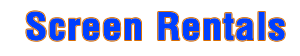 video screen rental orlando